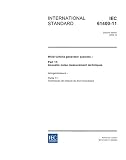 IEC 61400-11 Ed. 2.0 en:2002, Wind turbine generator systems - Part 11: Acoustic noise measurement techniques