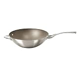 Calphalon Contemporay Stainless Steel Nonstick Flat Bottom Wok