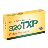 Tri-X Pan BandW Negative Film, ISO 320, 220 Rollfilm, Pack of 5