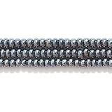 Preciosa Ornela Czech Seed Bead, Gunmetal, Size 10/0