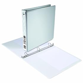 Wilson Jones (W362-44W) 3-Ring View Binder, 11 x 8-1/2 Inches with 2-Inch Rings, White