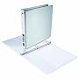Wilson Jones (W362-44WV) 3-Ring View Binder, 11 x 8-1/2 Inches with 2-Inch Rings, White