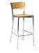 BEECH Caf� Table Small Round (Beech/Metal)