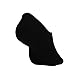 No Show Socks，Perfectday 3 Pack socks, Quality Cotton, Large Silicon Heel Grip to prevent slipping, 85% cotton so keep your feet cool and comfortable. Long lasting and machine washable, Large, Black