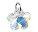 Clear AB Swarovski Crystal Flower Pendant Charm