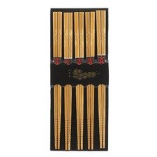 Helen's Asian Kitchen Engraved Chopsticks-pkg 5 Pr