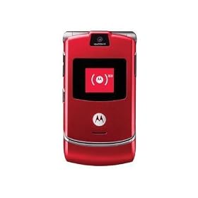 Motorola RAZR V3 Red Sim Free Unlocked Mobile Phone