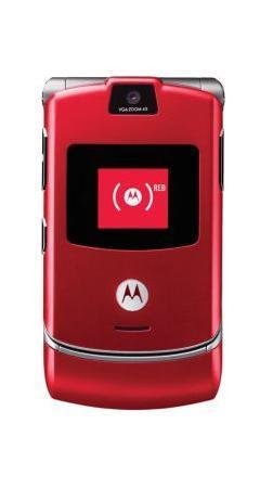 Motorola RAZR V3 Red Sim Free Unlocked Mobile Phone