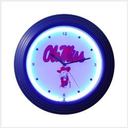 Mississippi Neon Clock