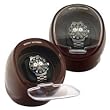 Burgundy color single automatic watch winder.