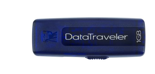 Electronics: Kingston 1 GB USB 2.0 Hi Speed DataTraveler 100 Flash Drive DT100B/1GB  Blue 