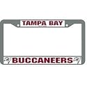 Tampa Bay Buccaneers Chrome License Plate Frame