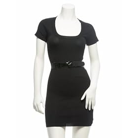 Buy 2b Patent Belted Sweater Tunic