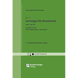 Leistungen für Brandschutz: AHO Heft 17 (Schriftenreihe des AHO)