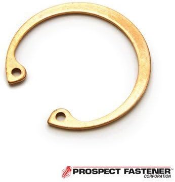 Rotor Clip HO-25BC 2.56 in. Diameter Internal Retaining Ring, .015 in. Thick Beryllium Copper Plain, Pack - 10 Pieces