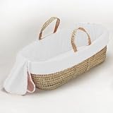 Classic Solid Moses Basket - color: White Image