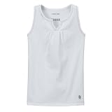 Girls' Cherokee  Button-Front Sleeveless Tank - White
