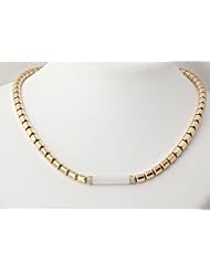 PIAGET Yellow Gold White Coral White Diamond Necklace