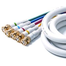 25' Python HDTV Component Cables - 5 BNC to 5 BNC by Steren