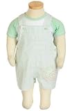 Bebini Seersucker Shortalls with Ruffle Edge Tee