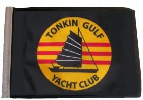 TONKIN GULF YACHT CLUB Replacement Flag 11in.x15 in. - NO POLE INCLUDED