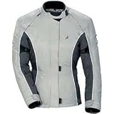 TOURMASTER CORTECH TRINITY WOMENS MOTORCYCLE JACKET SILVER DARK SILVER at Tour Master