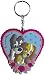 Disney Lady & The Tramp Heart Rubber Keychain K-DIS-0189-R Image