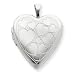 Silver 20mm Floating Hearts Heart Locket