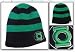 Search : Green Lantern Extra Long Striped Knit Beanie