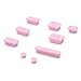 HDE 9-piece MacBook Pro/Air Anti-Dust Silicone Rubber Port Plugs (Hot Pink)