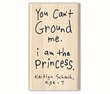 I Am The Princess Kid Quotes Stamp