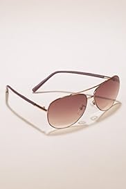 Tinted Aviator Sunglasses