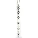 JoJo&Lin 4 pcs/set Vintage Movie Inspired Magic Wand Pendant Necklace Antique Bronze or Silver (Antique Silver Set)