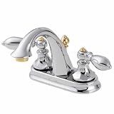 Narrow Spread Faucet by Price Pfister - T48-E0BB in Chrome/Pol. Brass