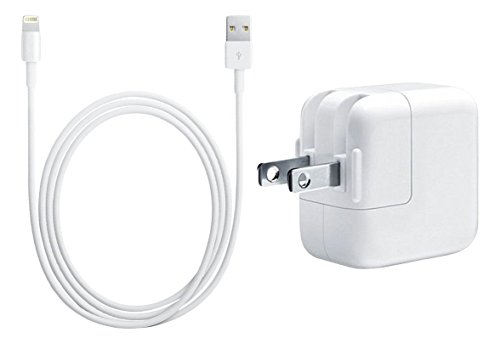 3ft USB Sync and Charge Lightning Cables with 12W Wall Charger for iPads