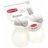 Rubbermaid Salt and Pepper Shaker Set, White (FG1A52RDWHT)