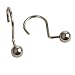 Maytex Heavy Metal Ball Shower Curtain Rings, Chrome
