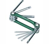 Slimline Folding Security TRX-Star Key Set 8pc Sealey AK61310