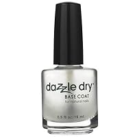 Dazzle Dry Base Coat for Natural Nails, Prevents Chipping, Long Lasting
