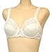  : Orlfa $59 White Lace Mesh Full Coverage Bra #0317 sz 34B
