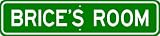 BRICE ROOM SIGN - Personalized Gift Boy or Girl, Aluminum
