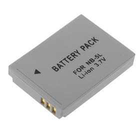 Buy 2 x Compatible NB-5L Battery for Canon Powershot SX-Series SX200 IS SX210 IS by eforcity now!