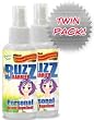 Buzz Barrier Travel Size (2-Pack) Personal Insect Repellent with Enhanced Citronella - Keeps Mosquitos, Biting Flies and Midges Away Safely and Effectively!