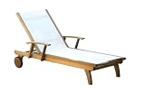 Three Birds Casual Riviera Lounger - White