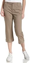 Gloria Vanderbilt Women's Petite Jackie O Floral Tapestry Embroidered Twill Capri