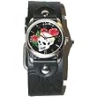 Vintage Ink #VI-W48 Women's Tattoo Inspired Wide Leather Strap Watch