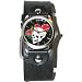 Vintage Ink #VI-W48 Women's Tattoo Inspired Wide Leather Strap Watch