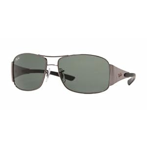 Ray Ban Junior RJ9516S 200 71 Sunglasses Gunmetal Frame With Green Lens Size 55-14-135