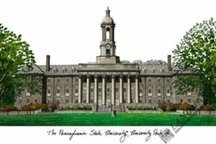 Penn State Nittany Lions NCAA 14" x 10" Limited Edition Lithograph (Unframed)