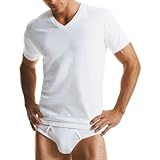 Calvin Klein Men's Flexible Fit Short-Sleeve V-Neck Tee, 2 Pack, Black, Medium